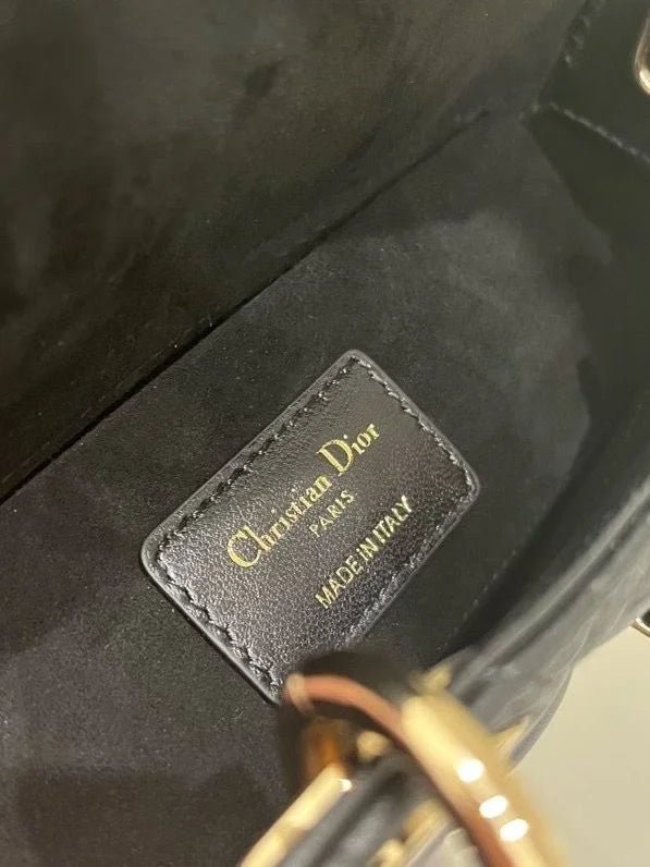 Lady D-Joy Small Lambskin Cannage Bag - Image 5