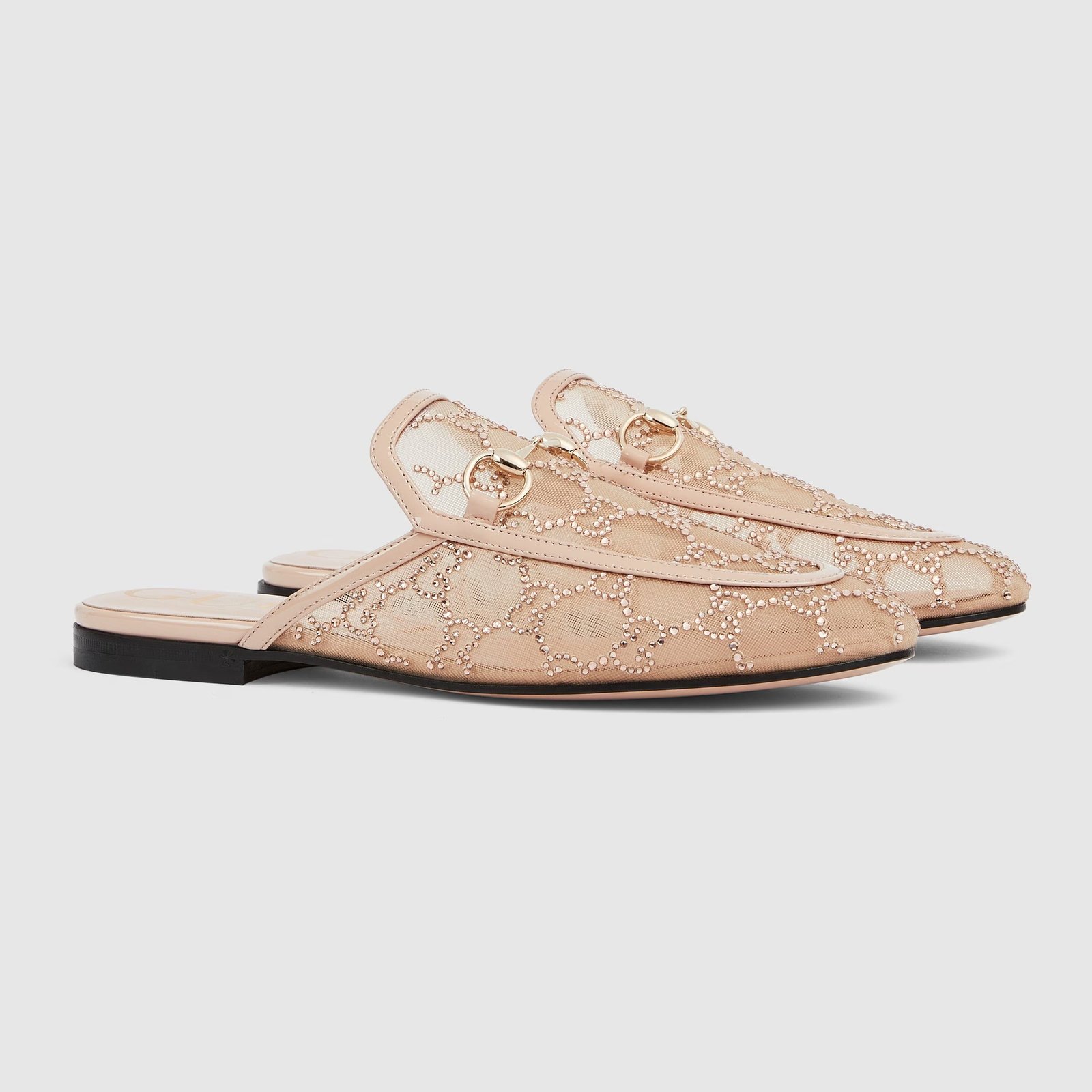 Gucci Women’s GG Crystal Princetown Slippers - Image 6