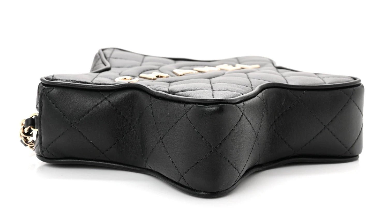 CHANEL Lambskin Quilted Walk of Fame Star Bag - Image 8
