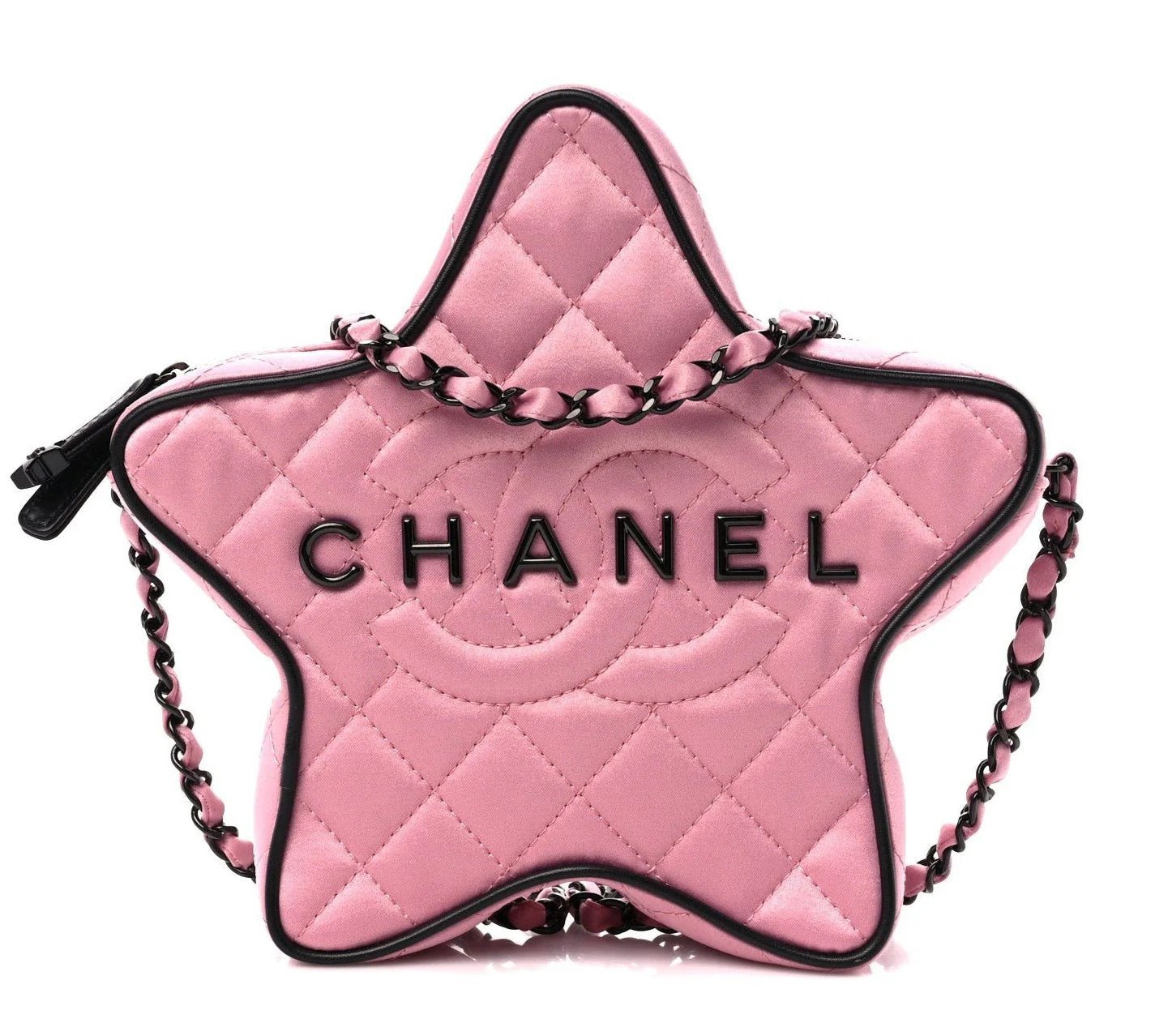 CHANEL Lambskin Quilted Walk of Fame Star Bag - Image 3